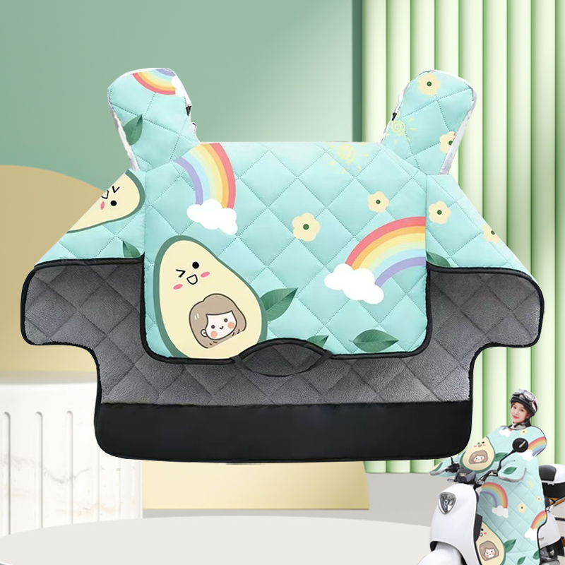 电动车挡风被冬季加绒加厚保暖