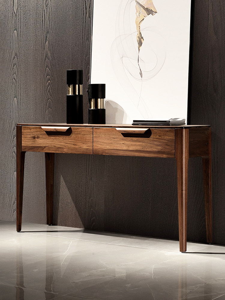 意大利无障碍豪华北美黑胡桃入口桌实木入口柜条形箱墙桌条形桌,住宅家具,玄关台,淘宝优惠券,粉丝福利购,淘宝优惠卷