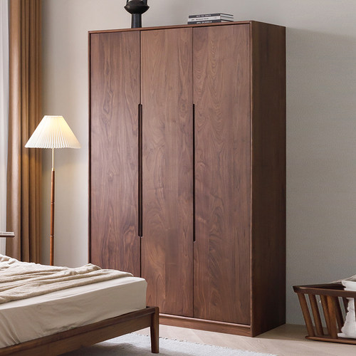 欣雅图纯北美黑胡桃木可定制衣柜