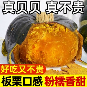 [贝贝南瓜正宗板栗味老南瓜新鲜正品栗子面小南瓜婴儿甜粉糯惠和]