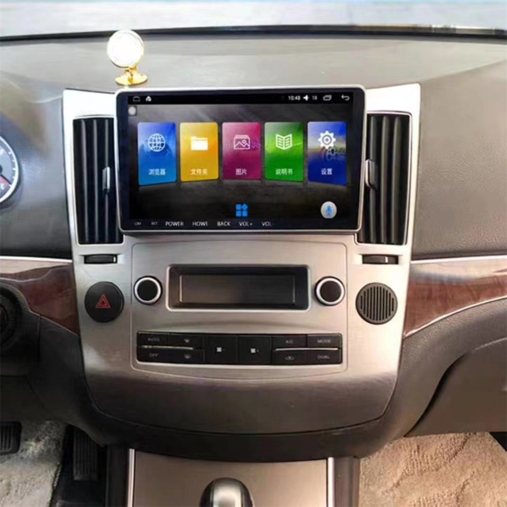 适用07-12款现代维拉克斯安卓导航一体机9寸原车风格八核Carplay