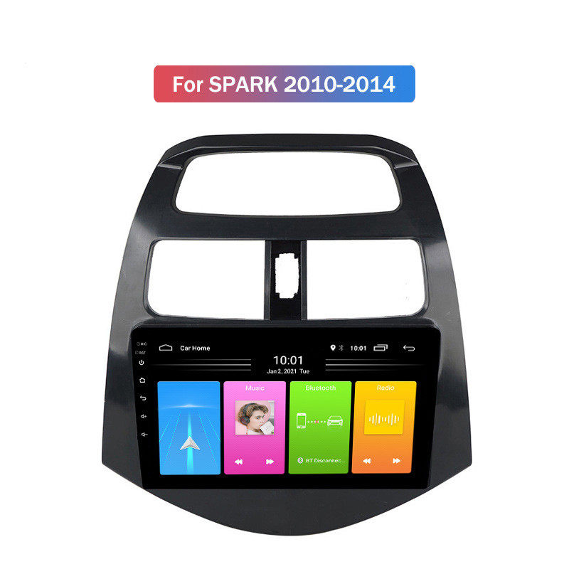 适用于雪佛兰斯帕克10-14款GPS车载导航仪安卓系统中控大屏一体机