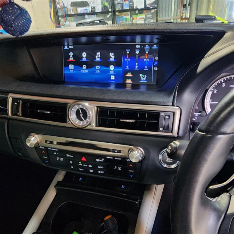 适用于2014款雷克萨斯IS250右肽车安卓智能导航一体机12.3寸大屏