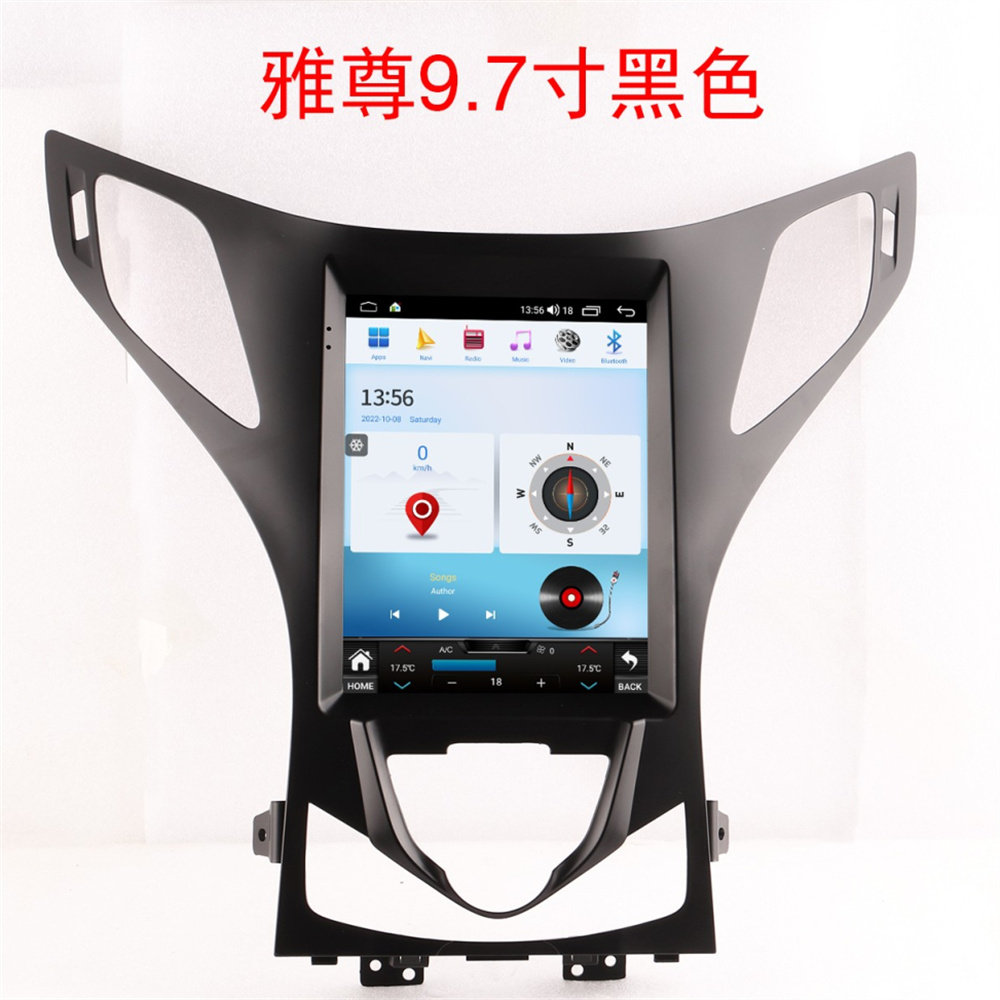 适用于11-12款现代雅尊安卓导航一体机9.7寸八核内置Carplay跨境