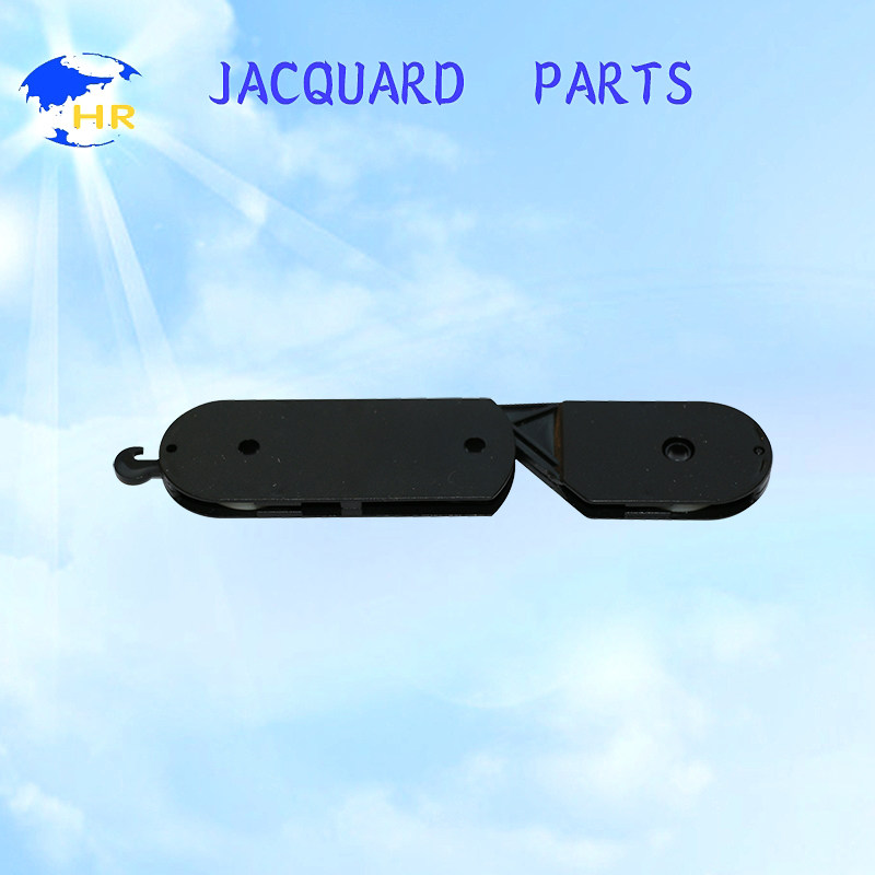 gross提花机滑轮双节滑轮 黑扁单节大格罗丝纺织机配件织唛机配件