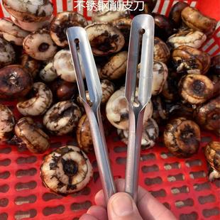 厂家直发荸荠打盖刀刮马蹄专用削皮刀剥荸荠削皮神器马蹄地梨子用