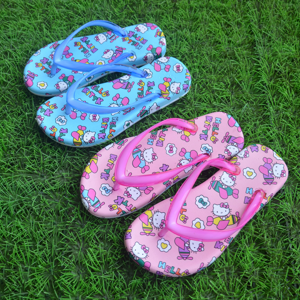 Pantoufles enfants en autre pour été - semelle caoutchouc - Ref 986235 Image 1