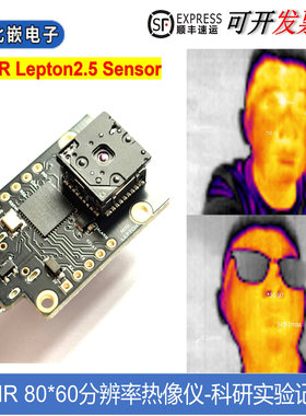 菲利尔lepton80X60 红外热成像仪 多点实时测温 采集记录分析实验
