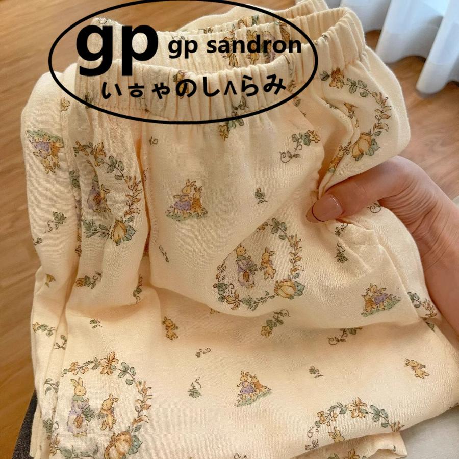 GPSandron甜美可爱兔子印花睡裤