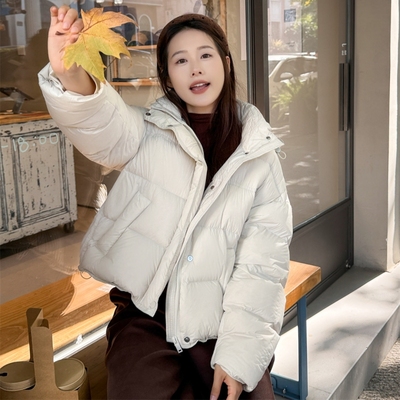 女冬2025新款时尚面包服加厚羽绒