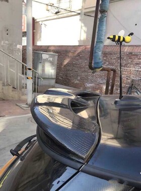 迷你汽车改装miniCooperF55F56SCW碳纤维尾翼顶翼机盖风口包邮