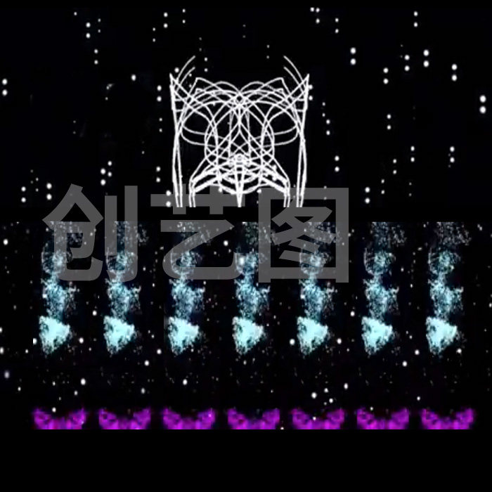 星空之光互动秀唯美的粒子女子5其它设计服务