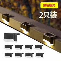 led solar outdoor courtyard lights, garden atmosphere lights, waterproof staircase corner step lights, wall-washing lights, railing wall lights thumbnail 2