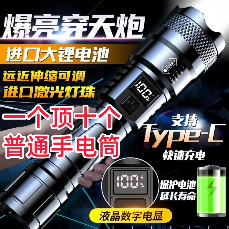 2025新款特种兵P90手电筒