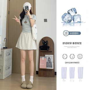 速干山本工装裙裤女夏季2026新款高腰休闲大码显瘦遮胯防走光短裤