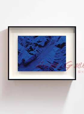 Yves Klein丨Relief planetaire  小众装饰画蓝色艺术高级感挂画
