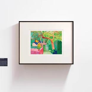 大卫·霍克尼丨THE GATE 版画小众装饰画现代简约艺术高级挂画