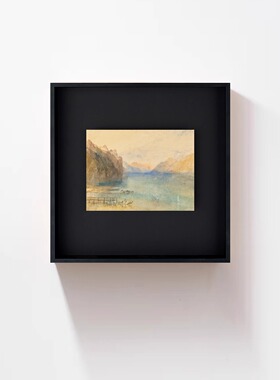 布里恩茨湖版画小众装饰画