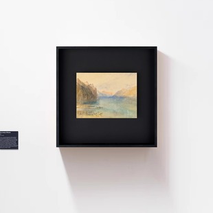 威廉·透纳 丨布里恩茨湖  版画小众装饰画现代简约艺术高级挂画