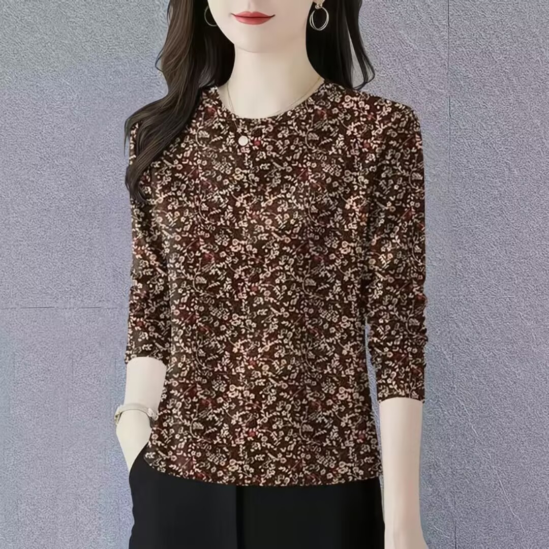 时尚妈妈装遮肚洋气T恤衫