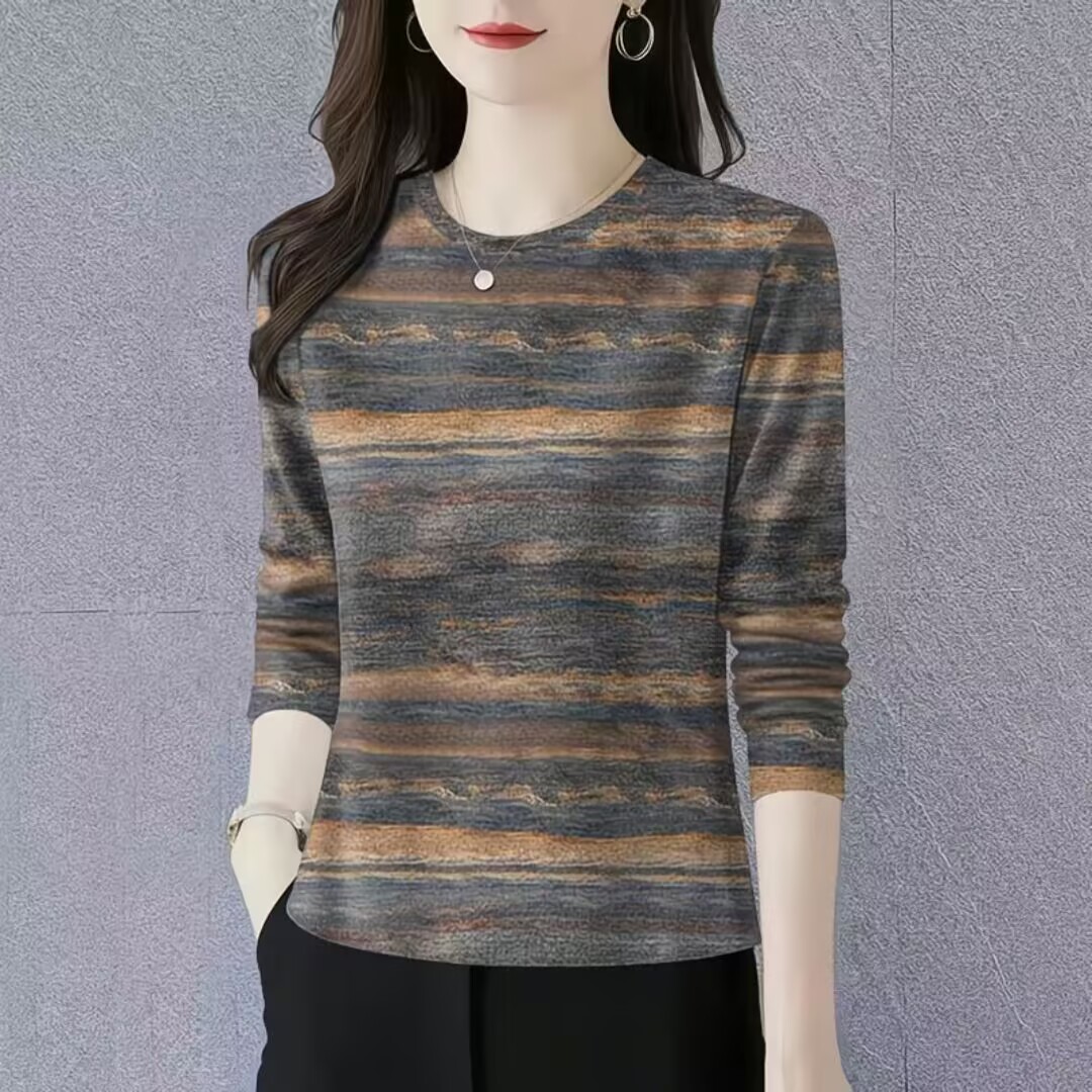 时尚妈妈装遮肚洋气T恤衫