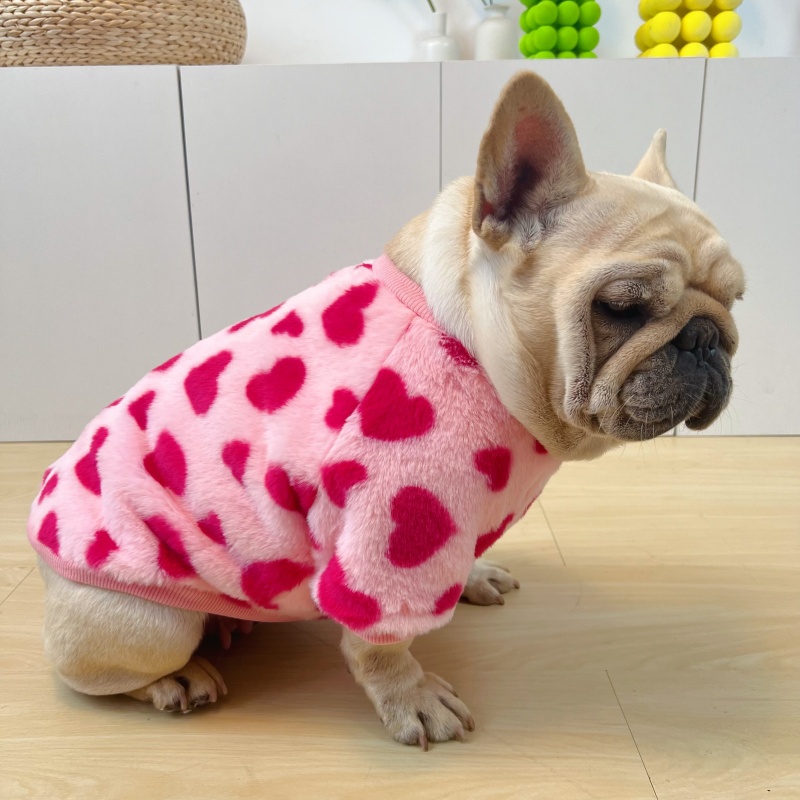 巴哥法斗狗狗衣服秋冬季加绒卫衣