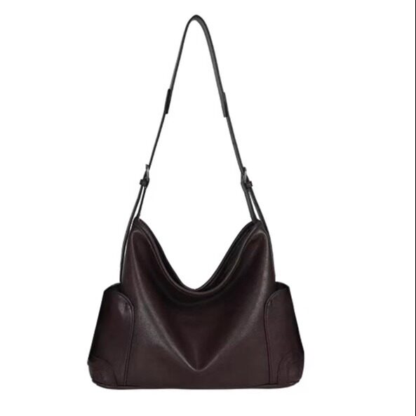 2026新款奚梦瑶同款植鞣皮逍遥hobo包单肩斜挎包大容量通勤包包女