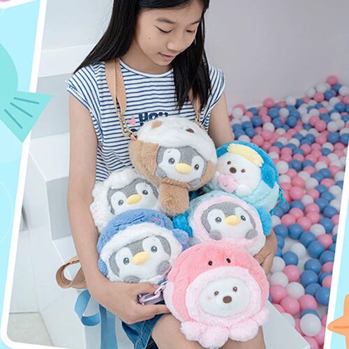 海洋馆同款凯佩珑变装企鹅挎包