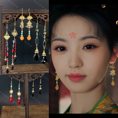 子夜归田曦薇武祯同款古风耳环