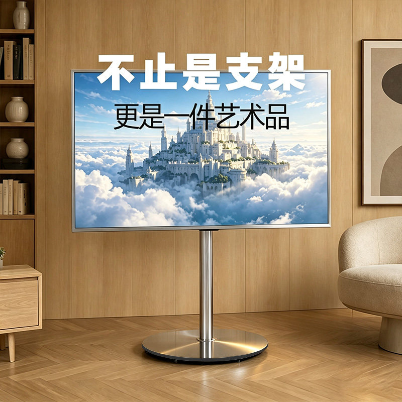 豪迈落地式电视支架一体机可移动