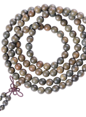 沉水级绿檀木手串手链汽车档位