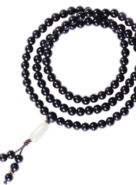 蜜蜡配饰手串黑檀木民族风蜜蜡