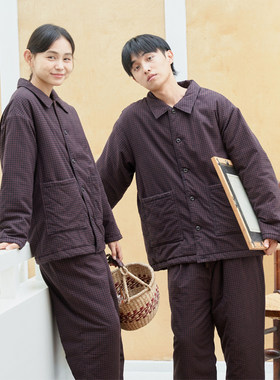 新款情侣睡衣加厚夹棉3M家居服
