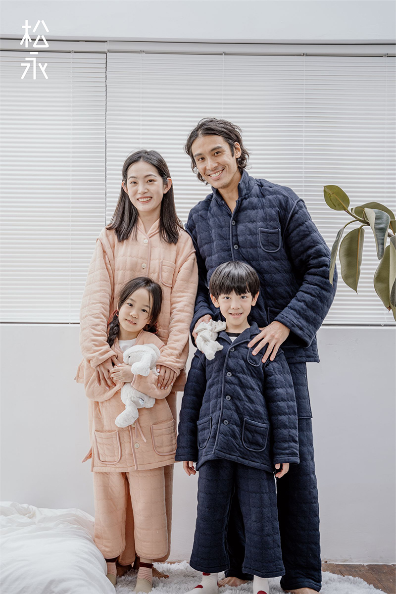 夹棉款式 带来暖和体验 素色雅致的亲子时光