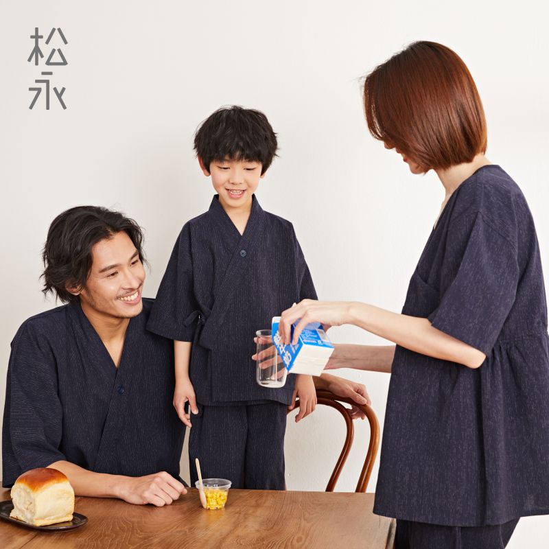 松永男士女士亲子百搭家居服套装