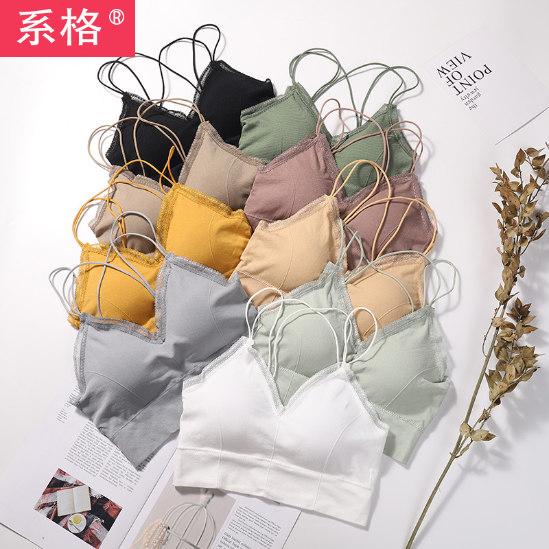 内衣无钢圈少女抹胸美背心式运动