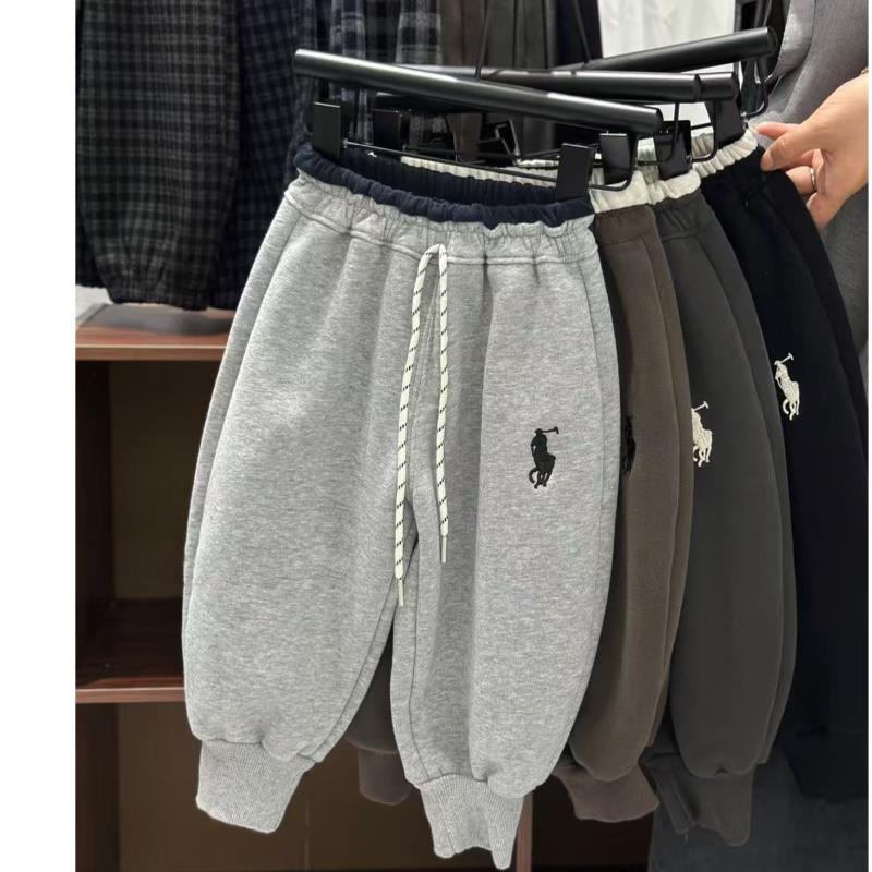 【加奥粒绒】儿童秋冬加绒运动休闲裤加厚外穿中小童卫裤