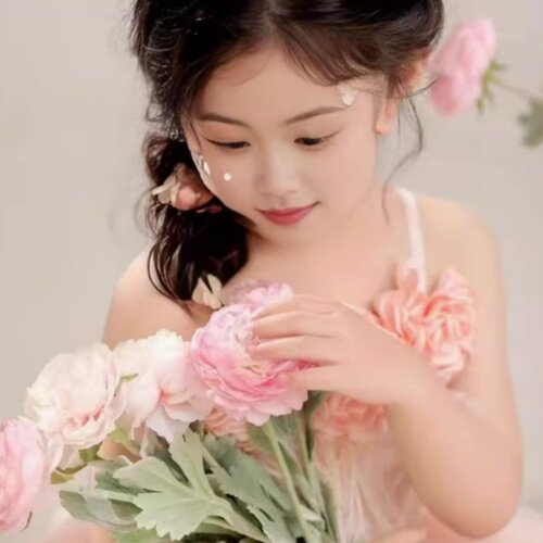 儿童摄影影楼道具仿真花