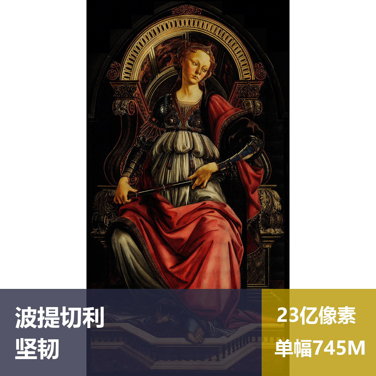 坚韧波提切利高清图片素材