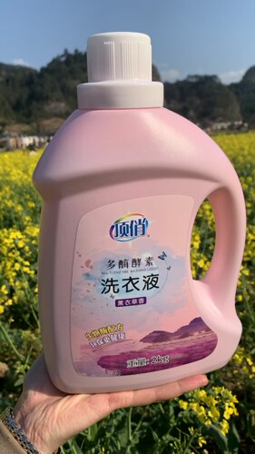 顶俏洗衣液水果香瓶装多酶酵素去渍护衣留香深层洁净柔顺不伤手