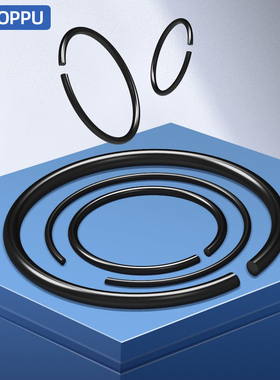 GB895孔用钢丝挡圈轴用止动环黑色轴承孔卡外卡C型卡簧￠4-￠150