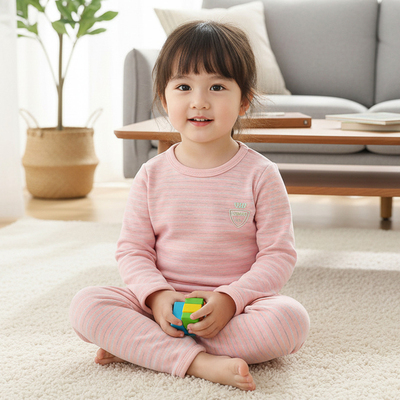 儿童保暖内衣套装秋冬款秋衣秋裤