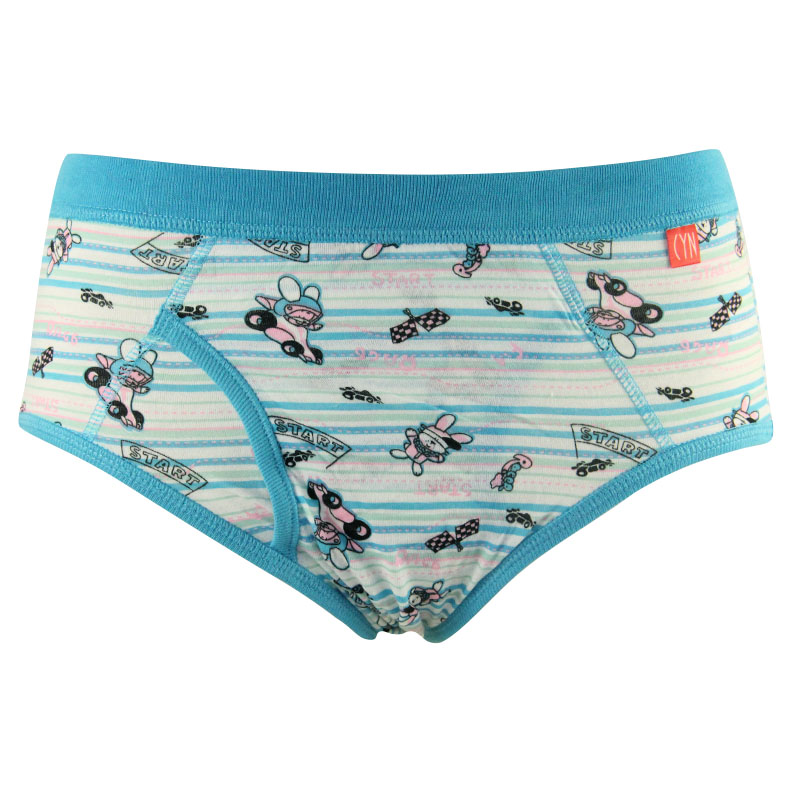 学生宽腰边印花儿童青年吸汗内裤