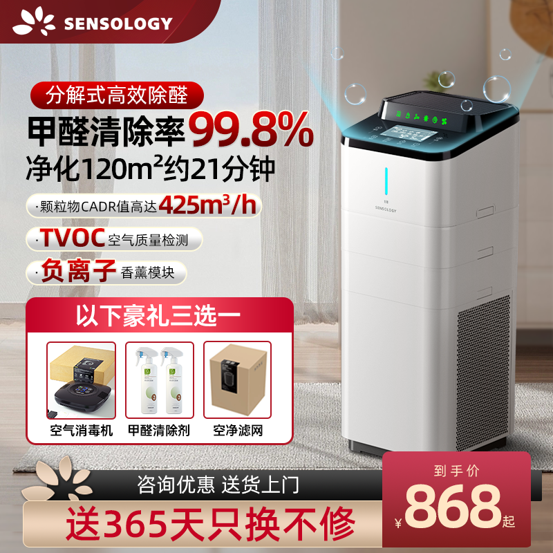 思乐智空气净化器家用除甲醛负离子新房办公室空气去异味卧室除菌使用感如何?