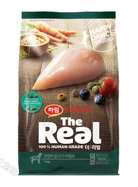 现货の 韩国The Real狗粮 幼犬成犬 天然优选食材牛鸭鸡肉
