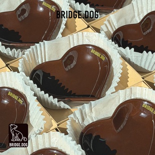 韩国进口BRIDGE.DOG宠物碗 爱心盘餐盘桃心碗 BD碗猫碗狗碗