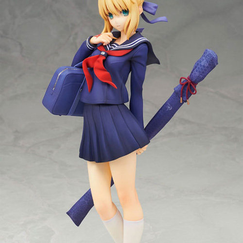 fate命运saber塞巴吾王校服手办景品 国产祖国版动漫人偶模型摆件