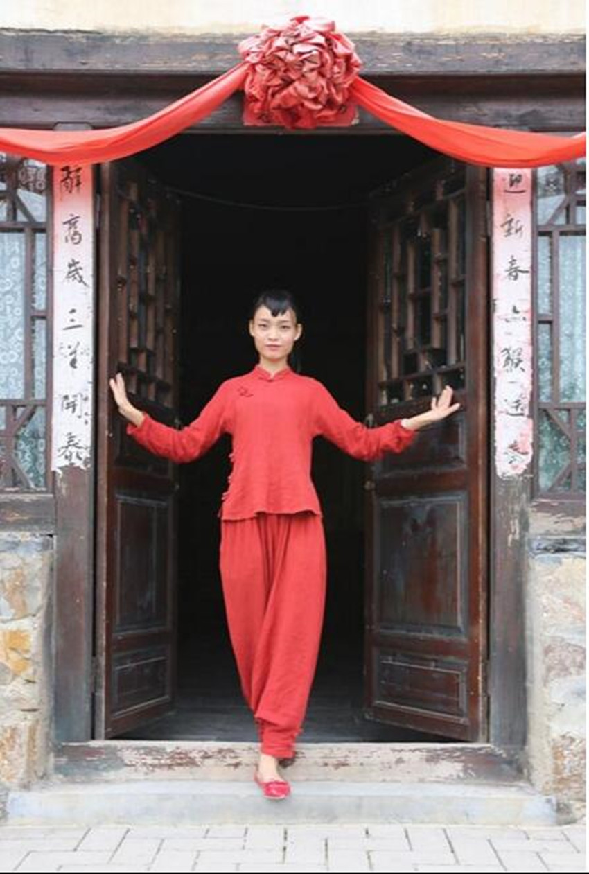 高粱九儿演出服古典舞蹈农民村姑