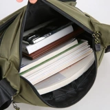 Вместительная и большая водонепроницаемая сумка на одно плечо, износостойкий рюкзак с молнией, бумажник, нейлоновая сумка через плечо