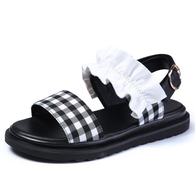 女童凉鞋2019新款韩版夏季小公主鞋儿童凉鞋小学生时尚女孩中大童